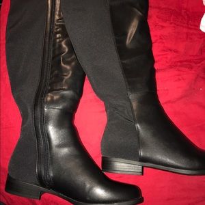 Lane Bryant - Knee High Zip Boots. Size 9W - NWT